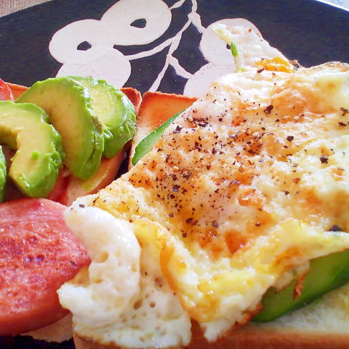 トーストで がっつりオープンサンド レシピ 作り方 By ミラクルクルクル 楽天レシピ トーストで がっつりオープンサンド レシピ 作り方 By ミラクルクルクル 楽天レシピ